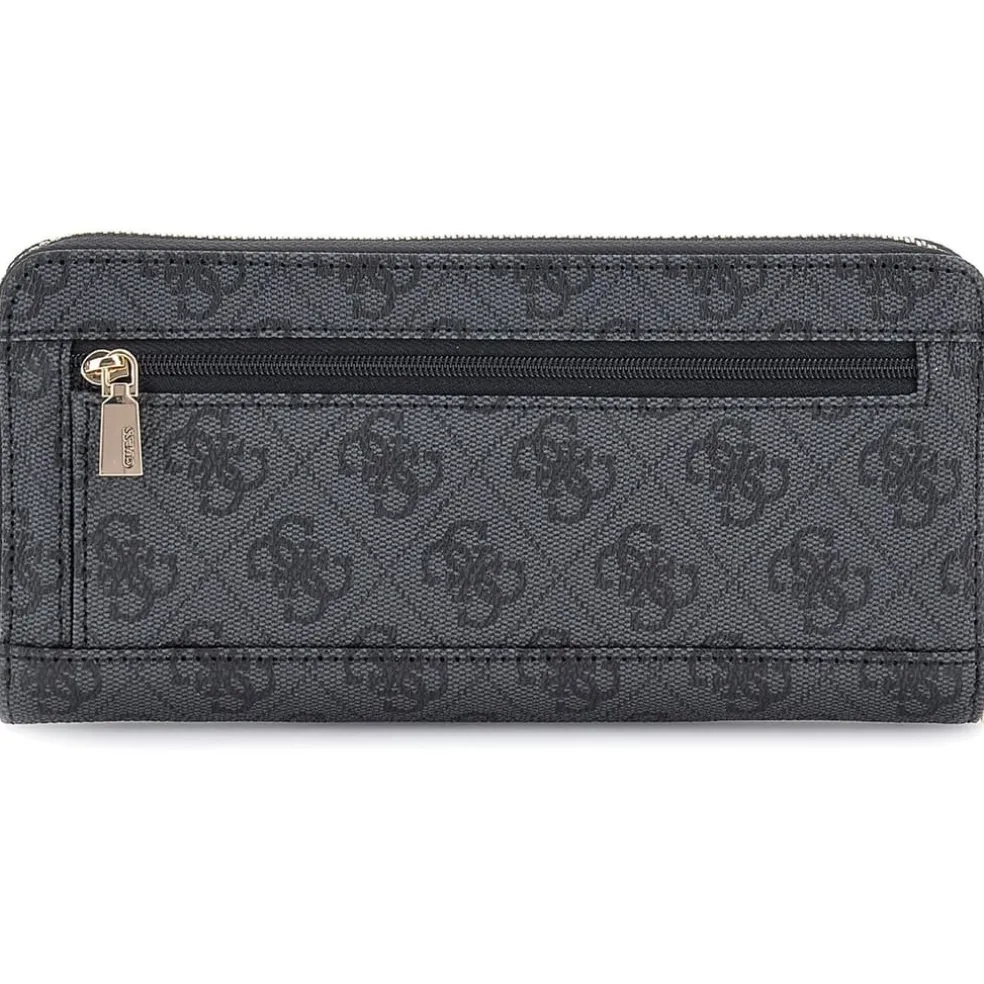 Guess Zip Around Wallet in Black