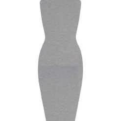Honeyz Boobtube Midi Bodycon Dress in Grey