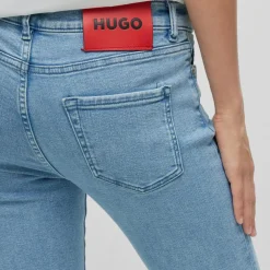 Hugo 932 Slim-Fit Jeans in Turquoise