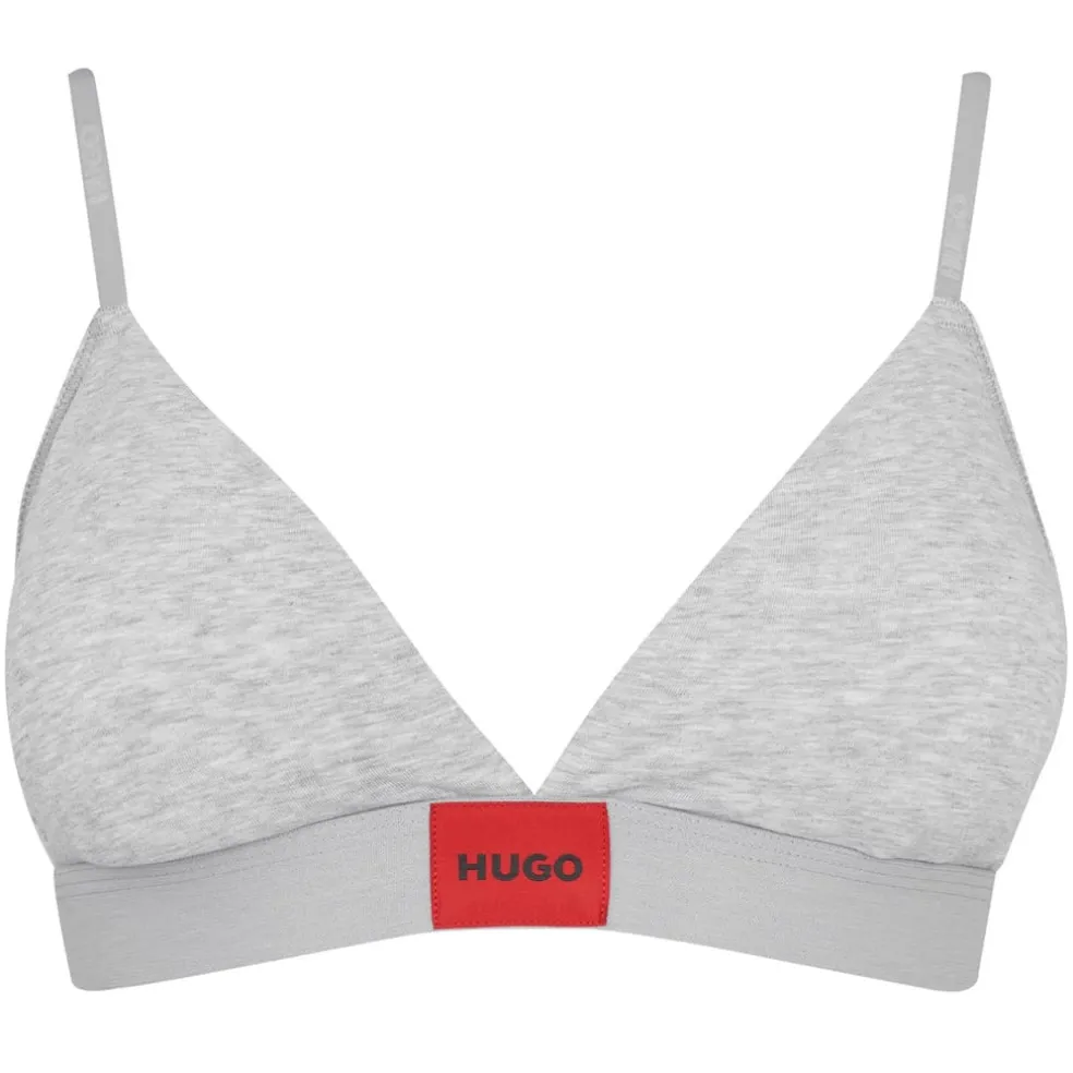 Hugo Boss Triangle Bra in Grey