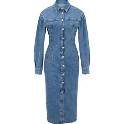 Hugo Gesina Denim Dress in Blue