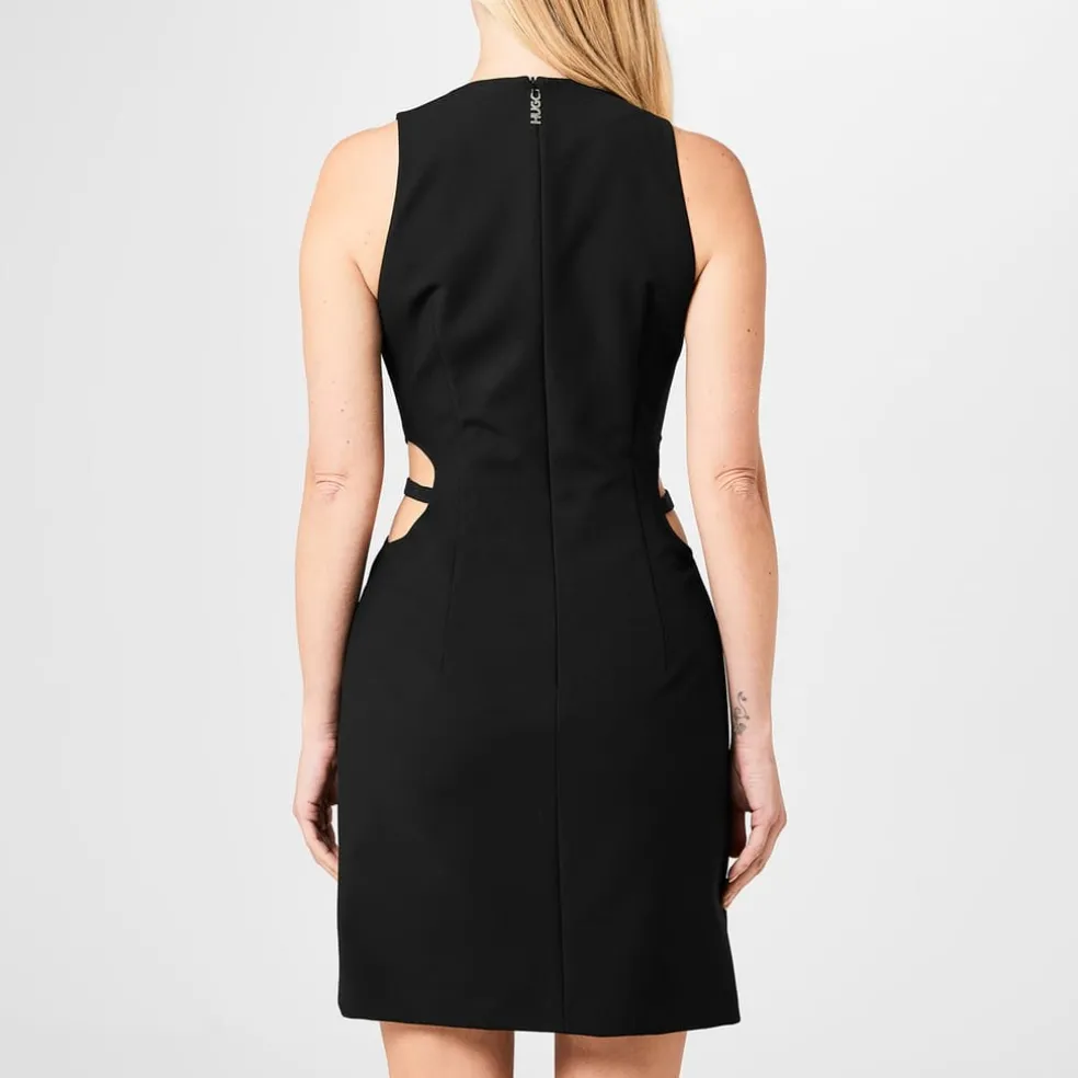 Hugo Kamilauna Knee Bodycon Dress in Black