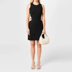Hugo Kamilauna Knee Bodycon Dress in Black