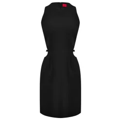 Hugo Kamilauna Knee Bodycon Dress in Black