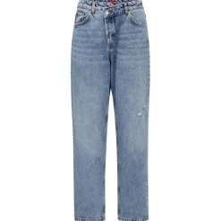 Hugo Wide Leg Wide Fit Jeans in Blue