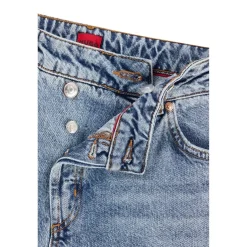 Hugo Wide Leg Wide Fit Jeans in Blue