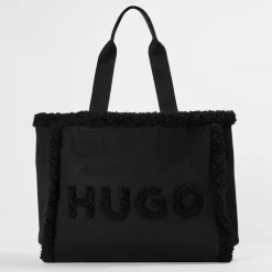 Hugo Womens Becky Tote Sffur 10266212 01 Tote Bag in Beige