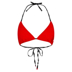 Hugo Womens Boss Pure Triangle Bikini Top in Pink