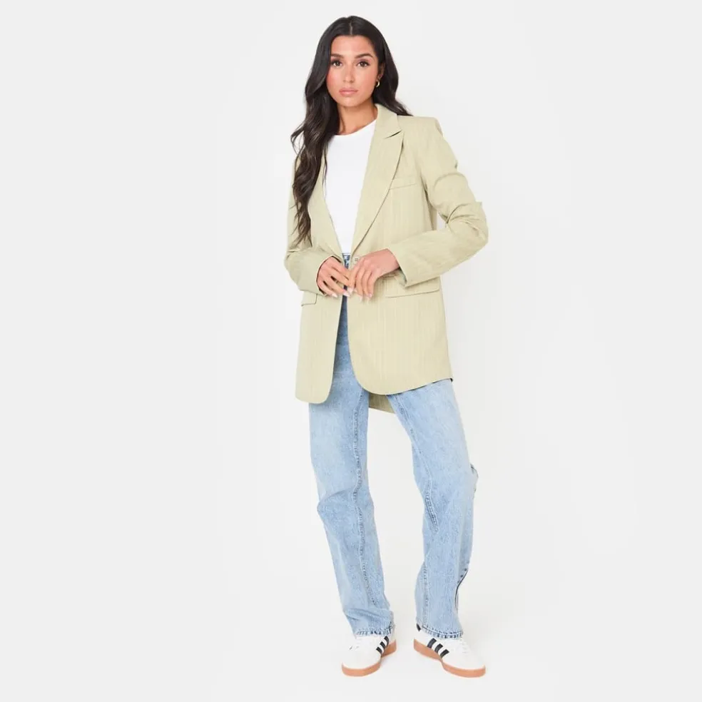 I Saw It First Blazer in Green