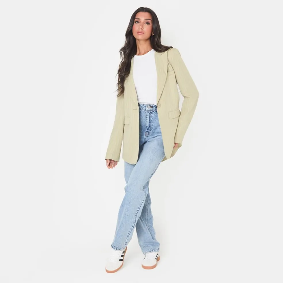 I Saw It First Blazer in Green
