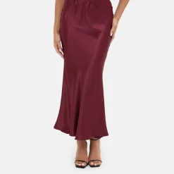 I Saw It First Maxi Skirt in Red