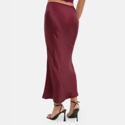I Saw It First Maxi Skirt in Red