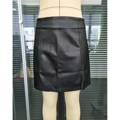 I Saw It First Pu Mini Skirt Ld54 in Black