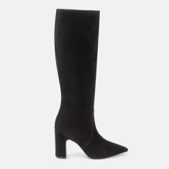 I Saw It First Saw It First Knee High Suede Boots Woman in Brown
