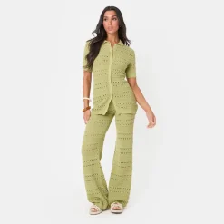 I Saw It First Shirt And Pant Set in Green