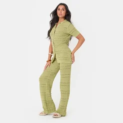 I Saw It First Shirt And Pant Set in Green