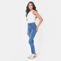 I Saw It First Waisted Skinny Jean in Blue