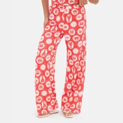 I Saw It First Wide Leg Trouser in Red