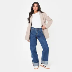 I Saw It First Woven Blazer in Neutral