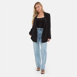 I Saw It First Woven Blazer in Black