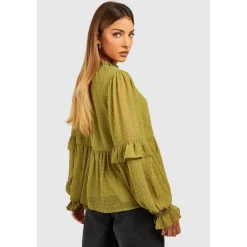 Influence Doby Ti Nk Blse in Green