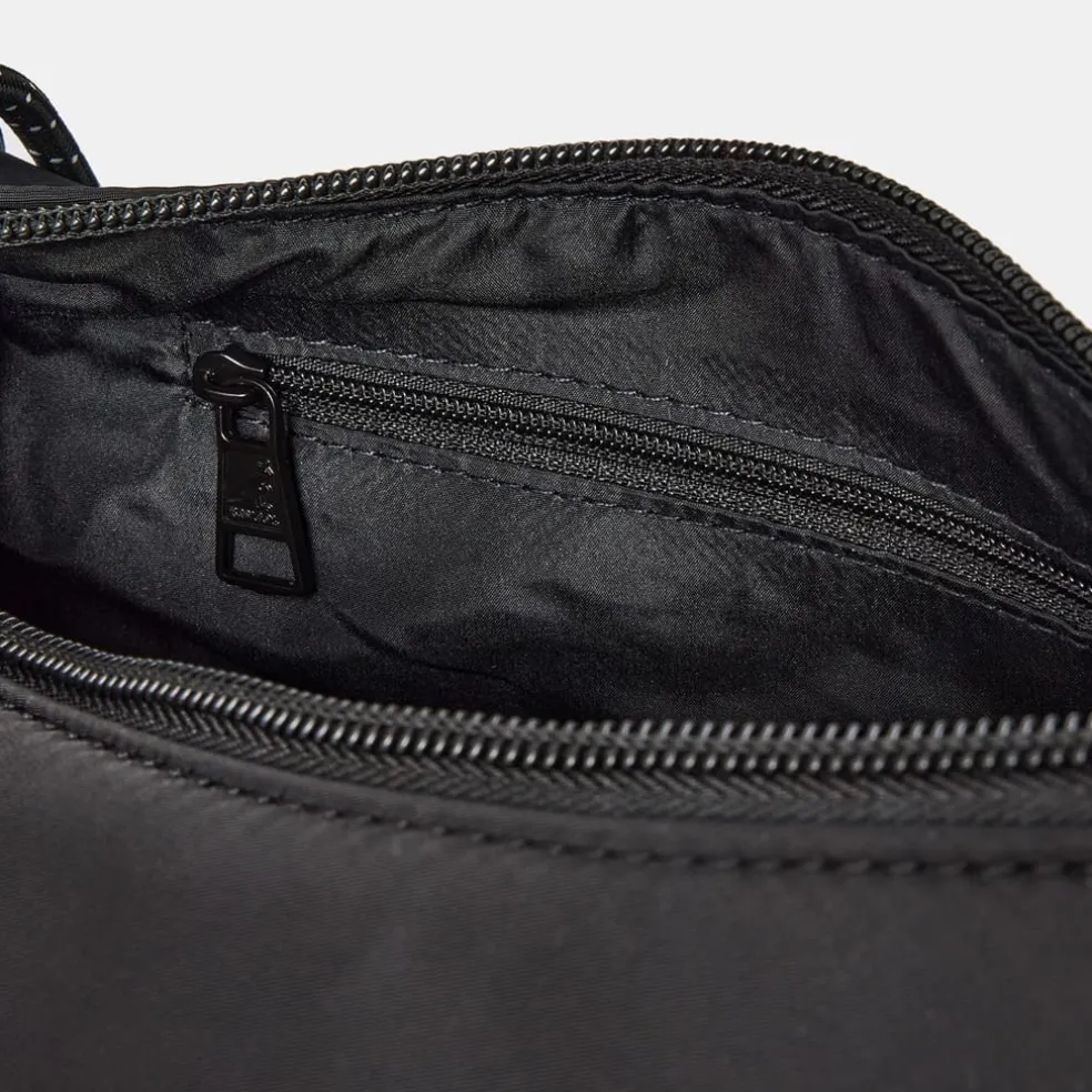 Kangol Belt Bag Fanny Pack with Key Ring in Black