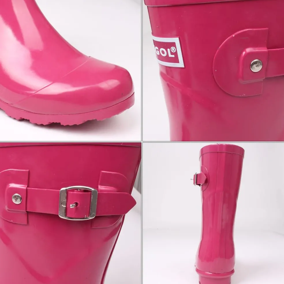 Kangol Low Ladies Wellies in Pink