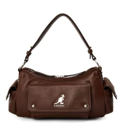 Kangol Utillity Shoulder Bag in Brown