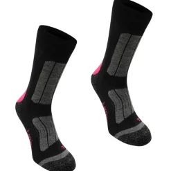 Karrimor 2pk Trekking Socks Ladies in Black