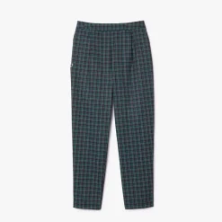 Lacoste Sport 7/8 Length Elasticated Waist Stretch Golf Pants in Blue