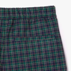 Lacoste Sport 7/8 Length Elasticated Waist Stretch Golf Pants in Blue
