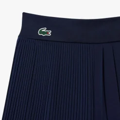 Lacoste Sport Pleated Lined Tennis Shorts in Blue