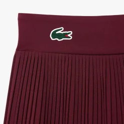 Lacoste Sport Roland-Garros Edition Sport Pleated Tennis Shorts in Purple