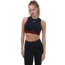 Lacoste Sport Stretch Sports Bra in Navy