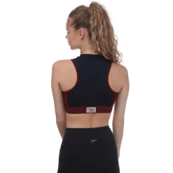Lacoste Sport Stretch Sports Bra in Navy
