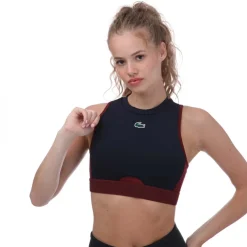 Lacoste Sport Stretch Sports Bra in Navy