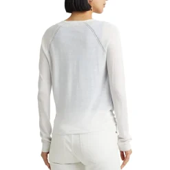 Lauren by Ralph Lauren Blend Jumper in White