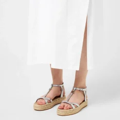 Lauren by Ralph Lauren Espadrilles in Silver