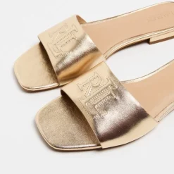 Lauren by Ralph Lauren Everley Slide in Gold