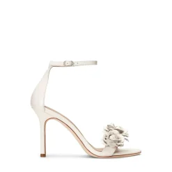 Lauren by Ralph Lauren Flower Heel in White