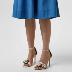 Lauren by Ralph Lauren Flower Heel in White