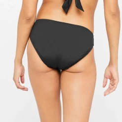Lauren by Ralph Lauren Front Hipster Bikini Bottoms in Black