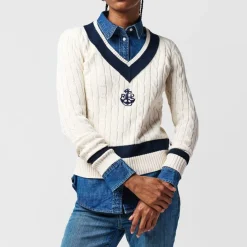 Lauren by Ralph Lauren Knit Jumper in Cream