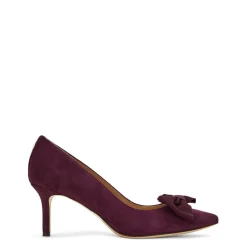 Lauren by Ralph Lauren Lanette Bow Pumps in Red