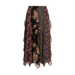 Lauren by Ralph Lauren Midi Skirt in Black