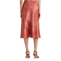 Lauren by Ralph Lauren Midi Skirt in Red