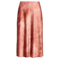Lauren by Ralph Lauren Midi Skirt in Red