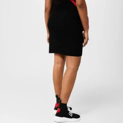 Love Moschino Logo Strap Hi Sock Trainers in Black