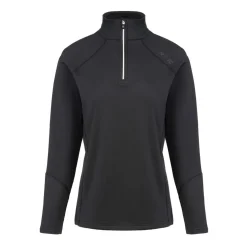 Nevica Vail Zip Neck Sweatshirt in Black