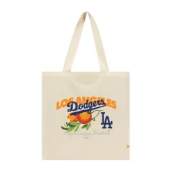 New Era Mlb Fruit Canvasas Tote Bag in Beige